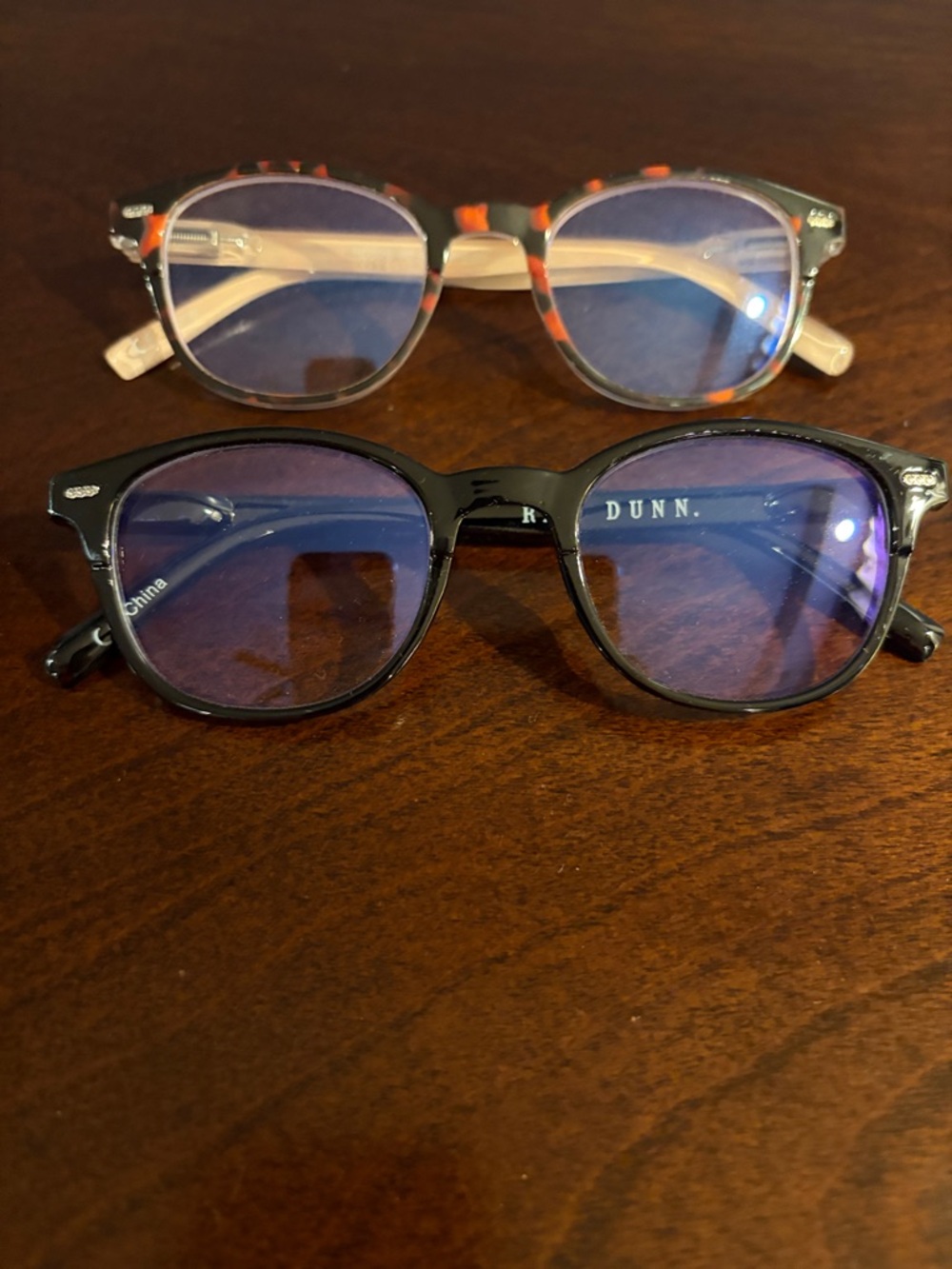 Rae Dunn “Look” 2 pair (Black and Tortoiseshell) Blue-Light Blocking Glasses